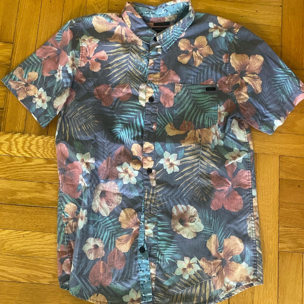 O’Neil Floral Blue Men's Hawaiian Shirt